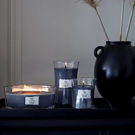 Bougie Woodwick Nuit onyx Cocoonly